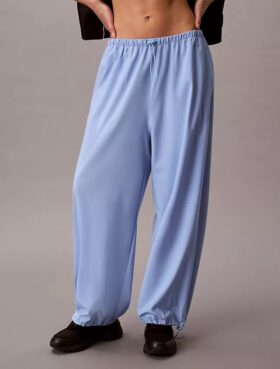Pantaloni da paracadutista in tessuto