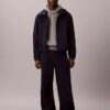 Pantaloni da tuta in denim indaco leggero