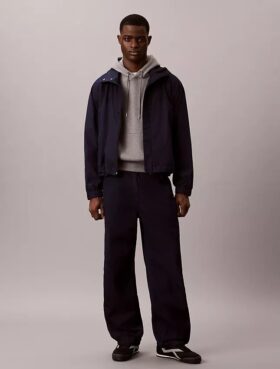 Pantaloni da tuta in denim indaco leggero