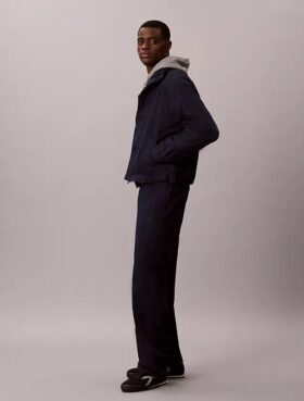 Pantaloni da tuta in denim indaco leggero