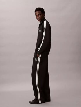 Pantaloni da tuta in maglia doppia