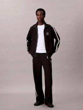Pantaloni da tuta in maglia doppia