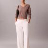 Pantaloni da viaggio in crêpe elasticizzato Pantaloni da viaggio in crêpe elasticizzato