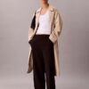 Pantaloni da viaggio in crêpe elasticizzato Pantaloni da viaggio in crêpe elasticizzato