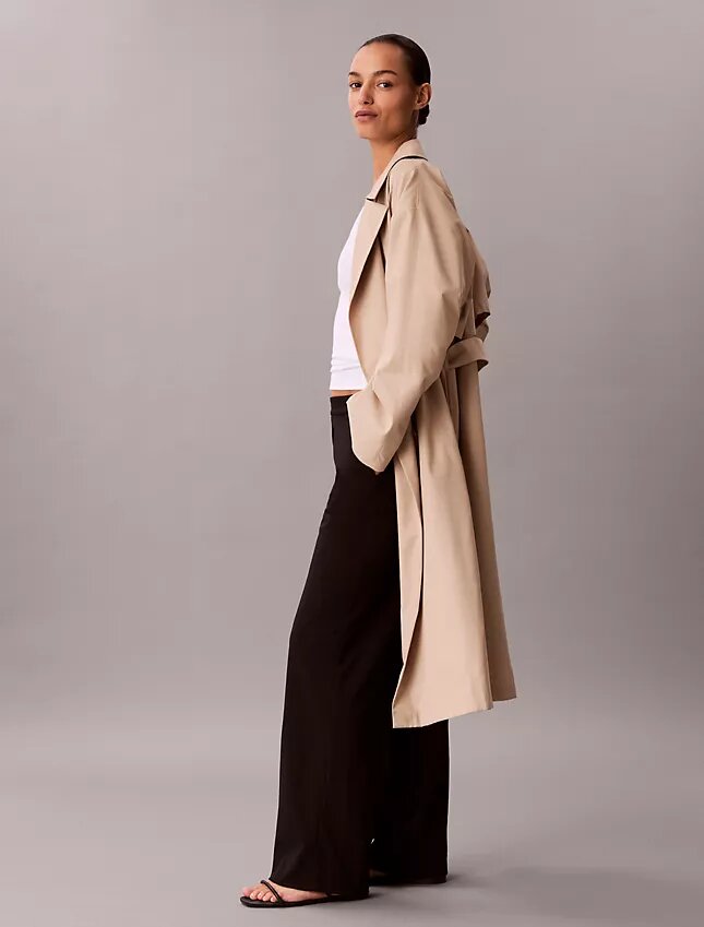 Pantaloni da viaggio in crêpe elasticizzato Pantaloni da viaggio in crêpe elasticizzato