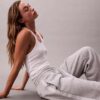 Pantaloni della tuta con nastro con logo Pantaloni della tuta con nastro con logo