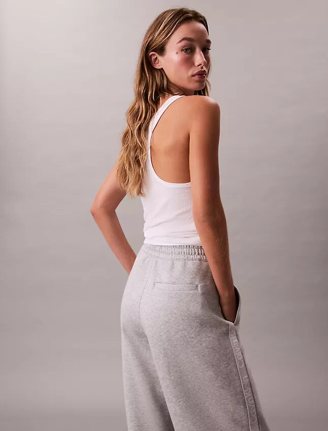 Pantaloni della tuta con nastro con logo Pantaloni della tuta con nastro con logo