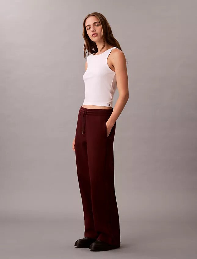 Pantaloni della tuta con nastro con logo Pantaloni della tuta con nastro con logo