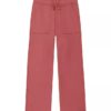 Pantaloni della tuta in spugna a gamba larga da bambina Pantaloni della tuta in spugna a gamba larga da bambina