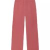 Pantaloni della tuta in spugna a gamba larga da bambina Pantaloni della tuta in spugna a gamba larga da bambina
