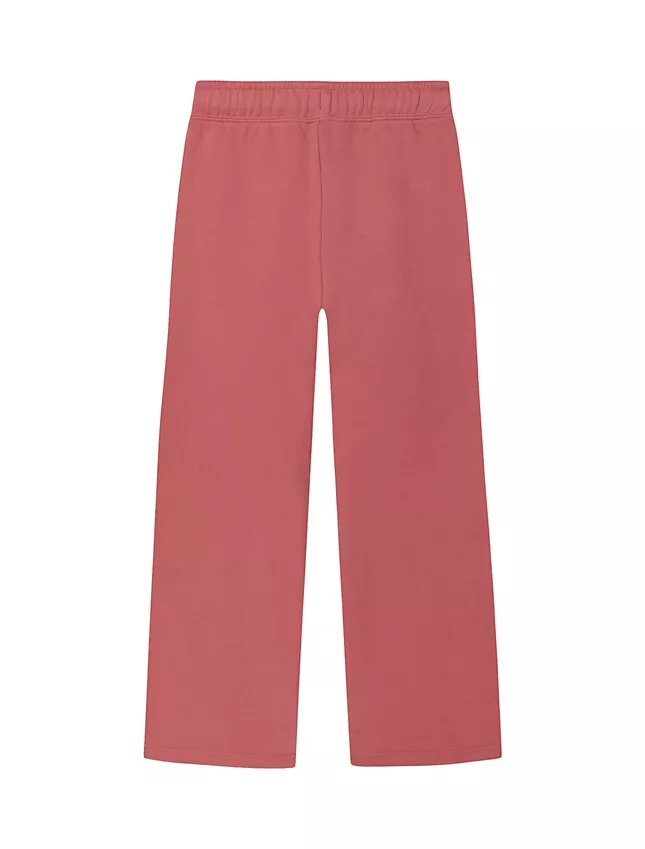 Pantaloni della tuta in spugna a gamba larga da bambina Pantaloni della tuta in spugna a gamba larga da bambina