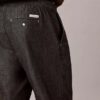 Pantaloni dritti in chambray senza chiusura Pantaloni dritti in chambray senza chiusura