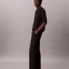 Pantaloni dritti in cotone Stretch Pantaloni dritti in cotone Stretch