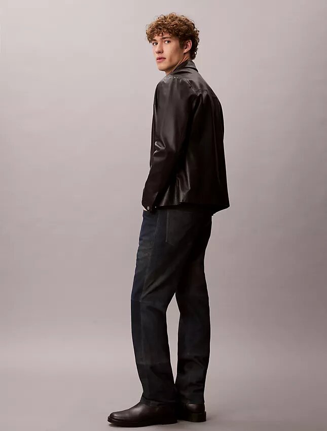 Pantaloni dritti in pelle scamosciata anni ’90 Straight Pantaloni dritti in pelle scamosciata anni ’90 Straight