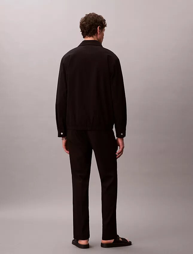 Pantaloni dritti in seersucker Pantaloni dritti in seersucker