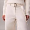 Pantaloni in cotone con cintura