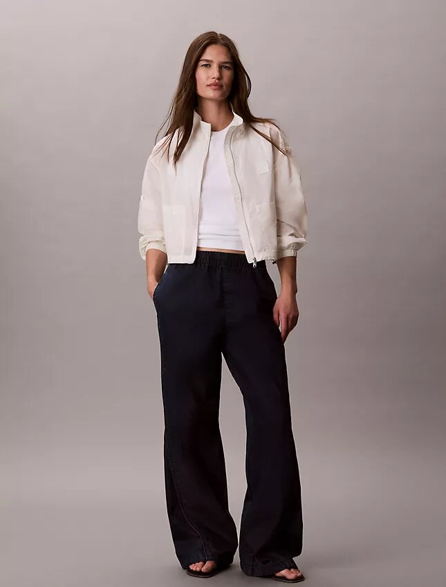 Pantaloni in Denim stile paracadutista Pantaloni in Denim stile paracadutista