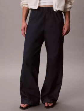 Pantaloni in Denim stile paracadutista