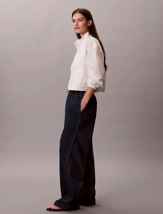 Pantaloni in Denim stile paracadutista Pantaloni in Denim stile paracadutista