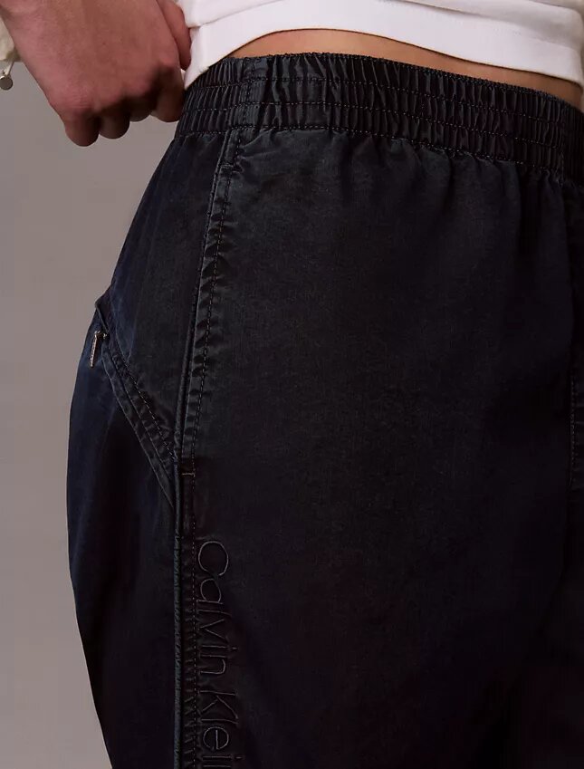 Pantaloni in Denim stile paracadutista Pantaloni in Denim stile paracadutista