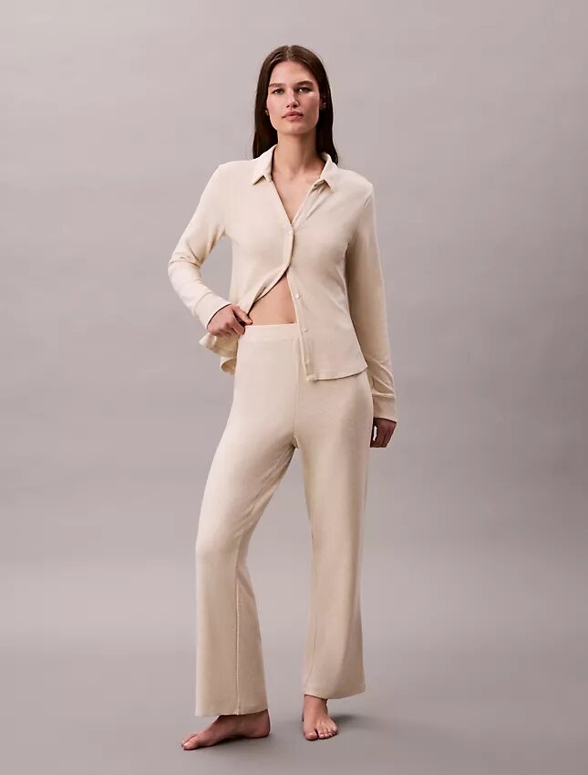 Pantaloni in interlock spazzolato Pantaloni in interlock spazzolato