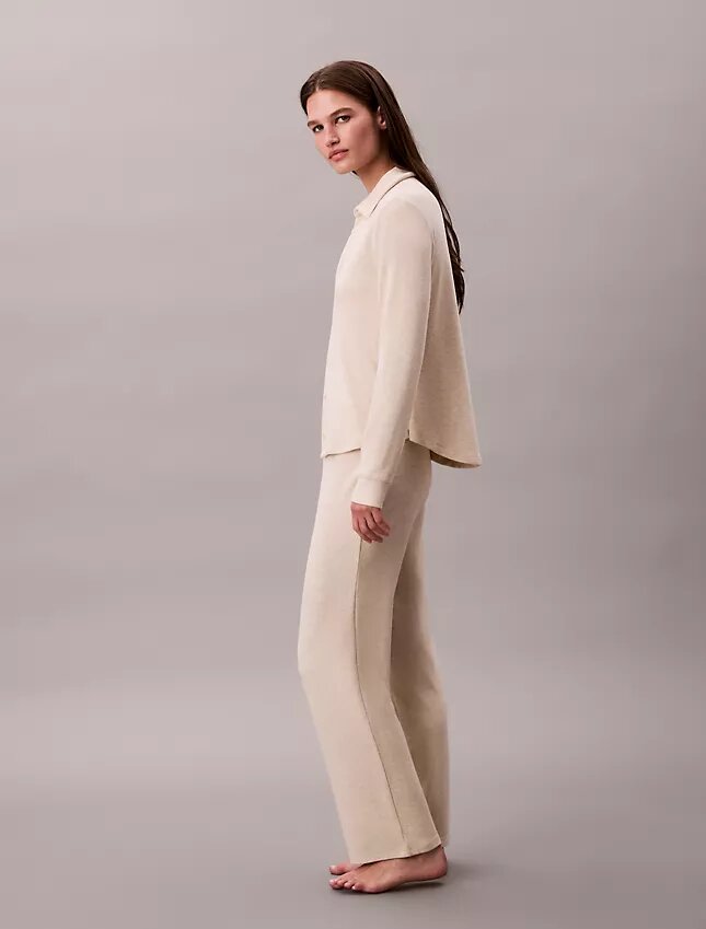 Pantaloni in interlock spazzolato Pantaloni in interlock spazzolato