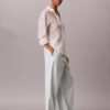 Pantaloni in lino e cotone senza chiusura Pantaloni in lino e cotone senza chiusura
