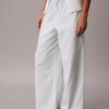 Pantaloni in lino e cotone senza chiusura Pantaloni in lino e cotone senza chiusura