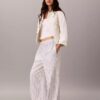 Pantaloni in lino e cotone senza chiusura Pantaloni in lino e cotone senza chiusura