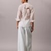 Pantaloni in lino e cotone senza chiusura Pantaloni in lino e cotone senza chiusura