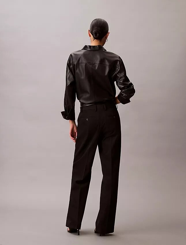 Pantaloni in misto gabardine di lana Pantaloni in misto gabardine di lana
