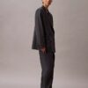 Pantaloni in misto gabardine di lana con pieghe Pantaloni in misto gabardine di lana con pieghe