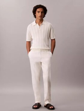 Pantaloni in misto lino