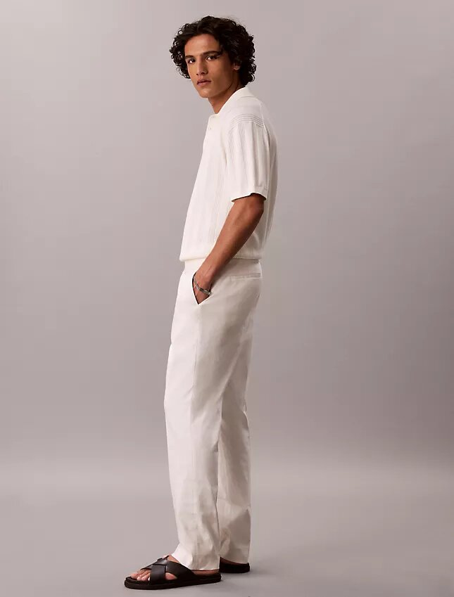 Pantaloni in misto lino Pantaloni in misto lino