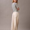 Pantaloni in misto lino e cotone con coulisse Pantaloni in misto lino e cotone con coulisse
