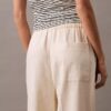 Pantaloni in misto lino e cotone con coulisse Pantaloni in misto lino e cotone con coulisse