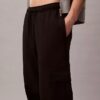 Pantaloni jogger cargo in felpa con Monogram Pantaloni jogger cargo in felpa con Monogram