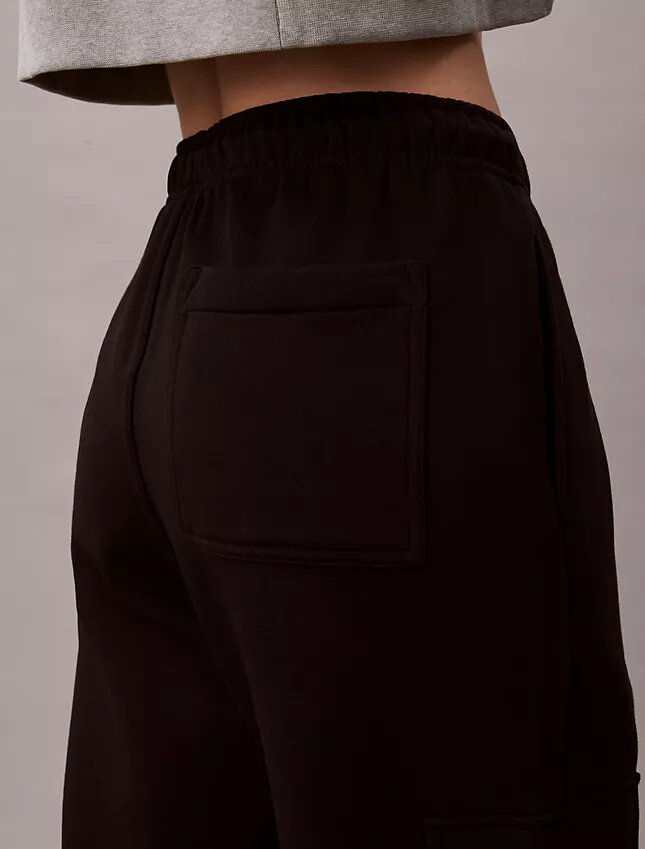 Pantaloni jogger cargo in felpa con Monogram Pantaloni jogger cargo in felpa con Monogram