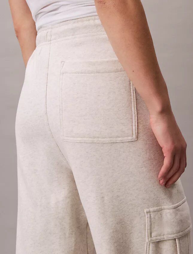 Pantaloni jogger cargo in felpa con Monogram Pantaloni jogger cargo in felpa con Monogram