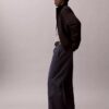 Pantaloni larghi in cotone elasticizzato Pantaloni larghi in cotone elasticizzato