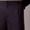 Pantaloni larghi in cotone elasticizzato Pantaloni larghi in cotone elasticizzato