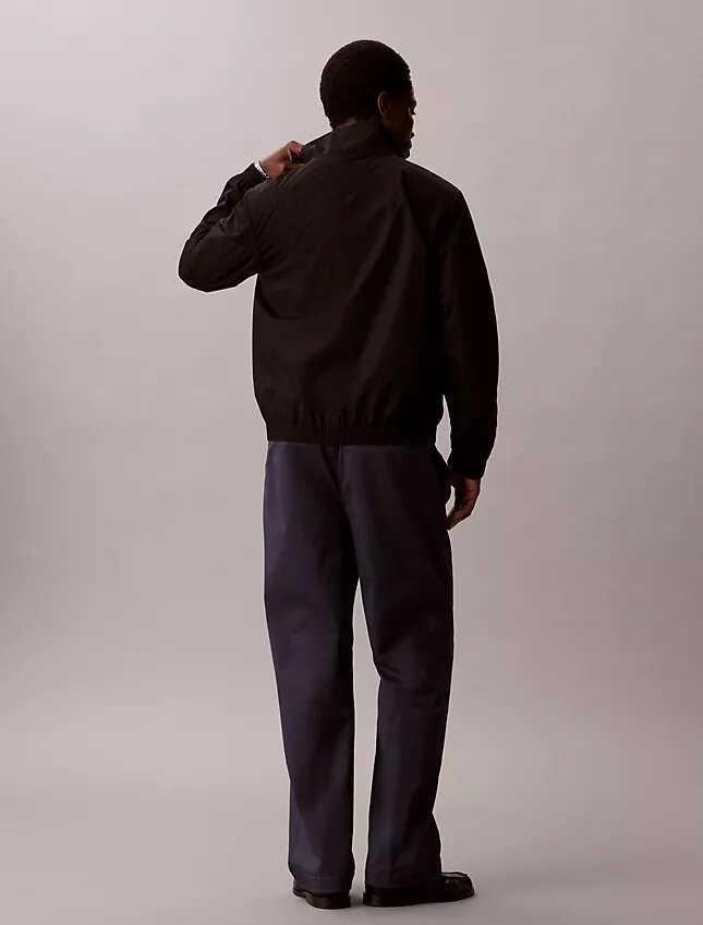 Pantaloni larghi in cotone elasticizzato Pantaloni larghi in cotone elasticizzato