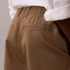 Pantaloni larghi in cotone elasticizzato Pantaloni larghi in cotone elasticizzato