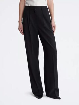Pantaloni sartoriali a gamba larga