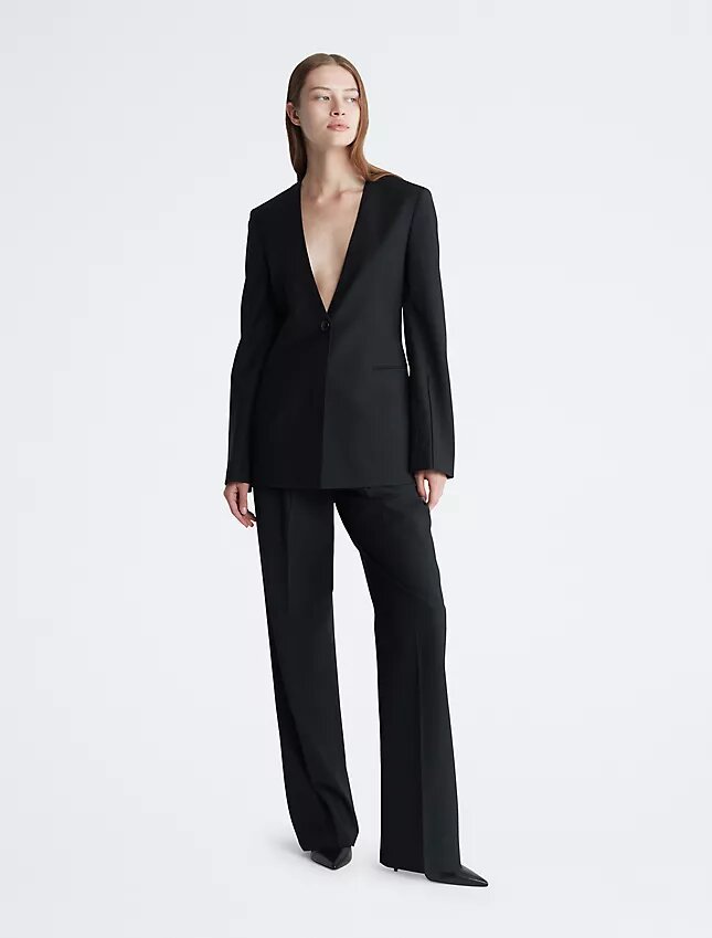 Pantaloni sartoriali a gamba larga Pantaloni sartoriali a gamba larga
