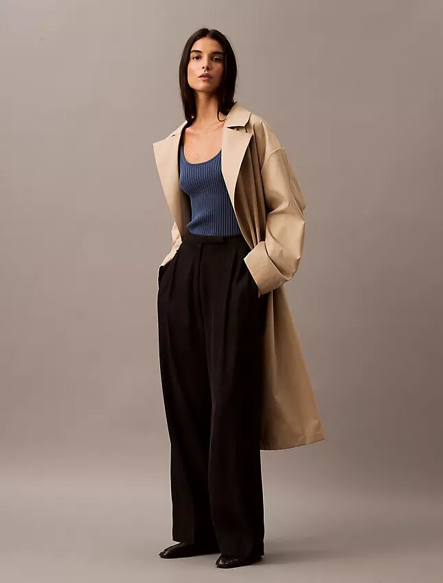 Pantaloni sartoriali a vita alta Pantaloni sartoriali a vita alta