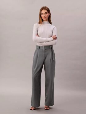 Pantaloni sartoriali con cintura