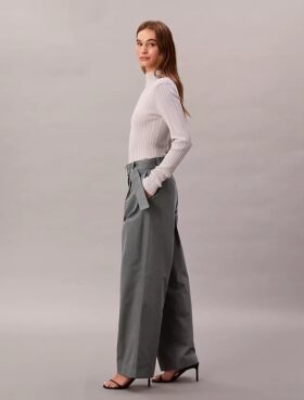 Pantaloni sartoriali con cintura