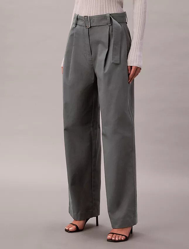 Pantaloni sartoriali con cintura Pantaloni sartoriali con cintura