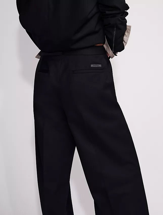 Pantaloni sartoriali in misto lana Pantaloni sartoriali in misto lana